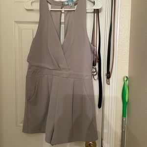 Grey romper